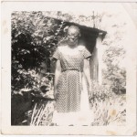 my maternal grandmother, in a rare photo by herself