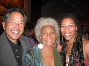 John Kobara, Nichelle Nichols and me at the IF10 Opening Reception