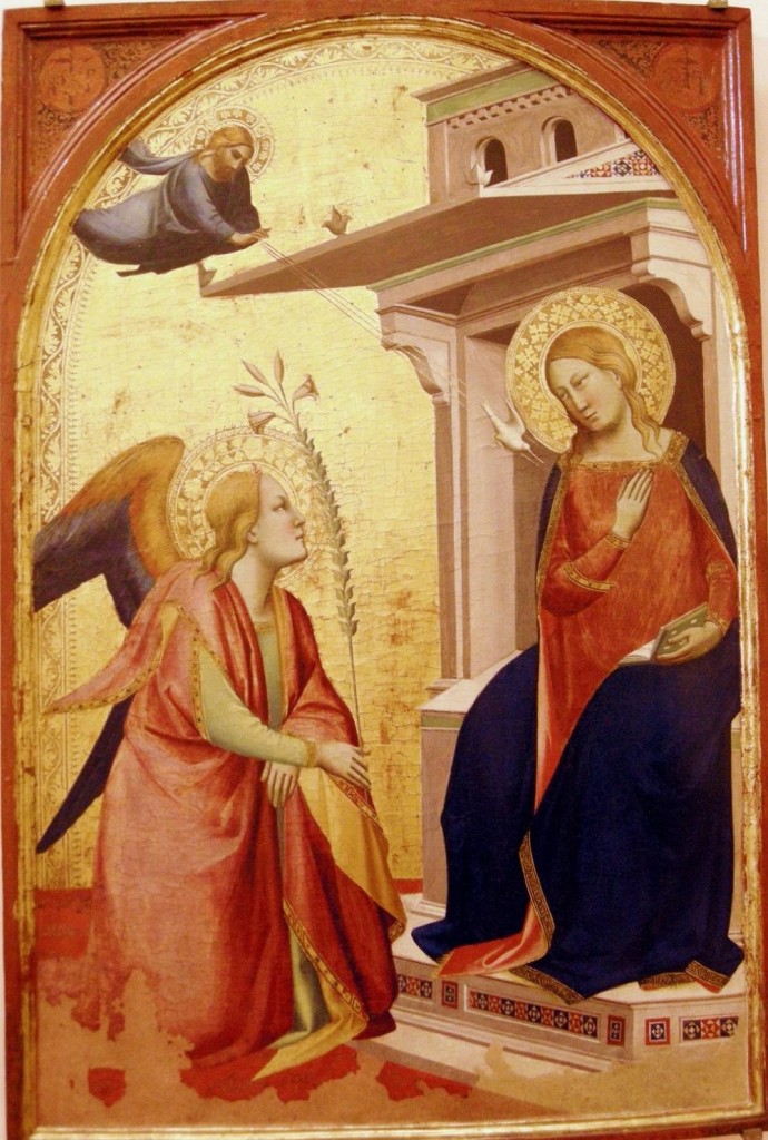 "The Annunciation" Taddeo Gaddi, c. 1340
